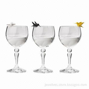 Bird style silicone wine markers